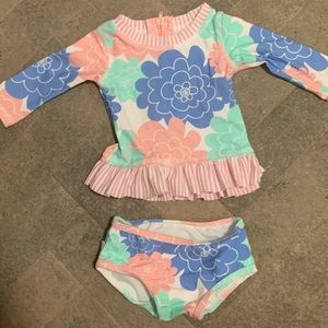 Ruffle butts swimsuit 3-6 months